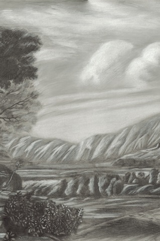 Classical Landscape Triptych II