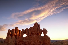 Clouds at Bryce Canyon