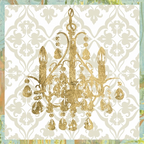 Damask Chandelier IV