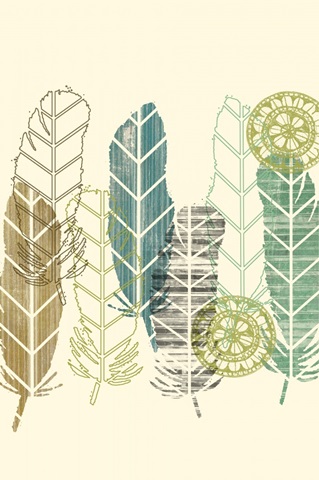 Feathers in a Row II