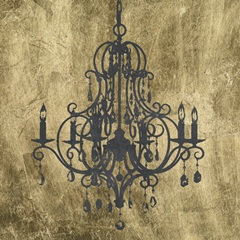 Gilt Chandelier VIII