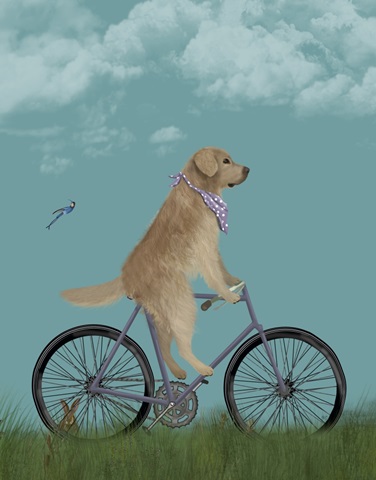 Golden Retriever Bicycle
