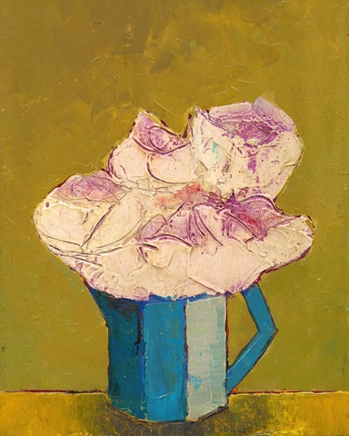 Graphic Vase of Flowers I