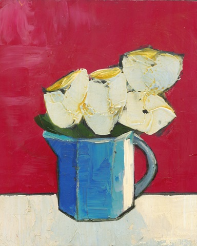 Graphic Vase of Flowers II