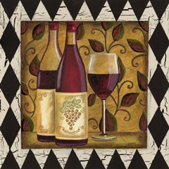 Harlequin and Wine I