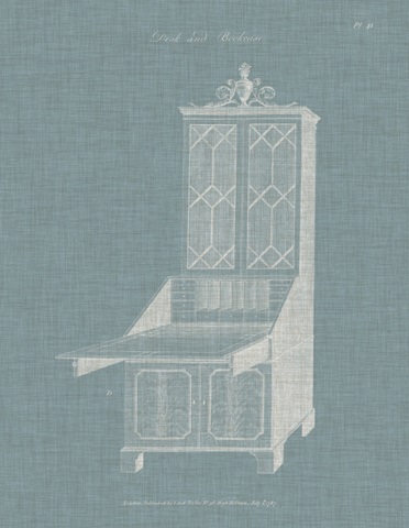 Hepplewhite Desk and Bookcase IV