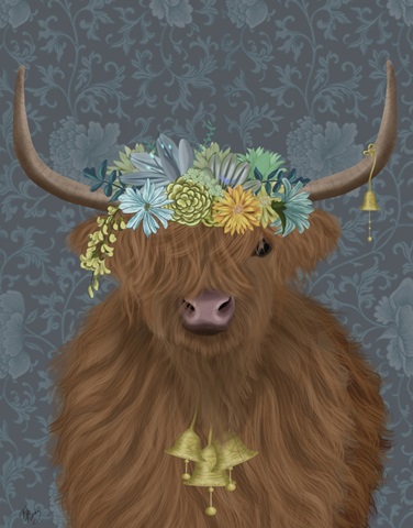 Highland Cow Bohemian 1