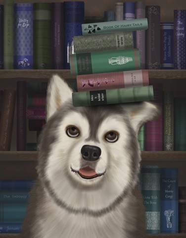 Husky and Books