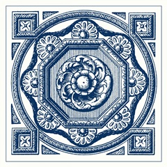 Indigo Medallion I