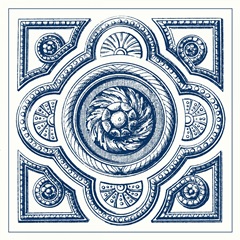 Indigo Medallion VI