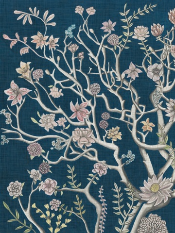 Indigo Night Chinoiserie I