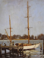 Ivory Falcon at Rest