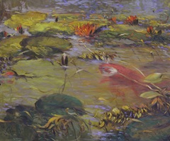 Koi and Lilies I