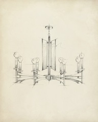 Mid Century Chandelier IV