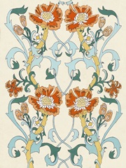 Nouveau Floral Pattern I