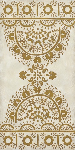 Ochre Embroidery I