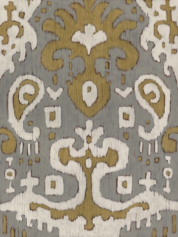 Ochre Ikat I
