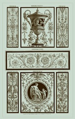 Pergolesi Panel in Celadon II