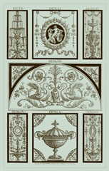 Pergolesi Panel in Celadon III
