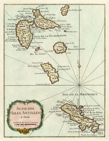 Petite Map of the Antilles Islands I