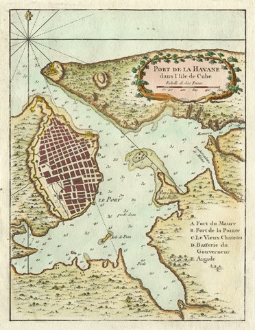 Petite Map of the Port of Havana