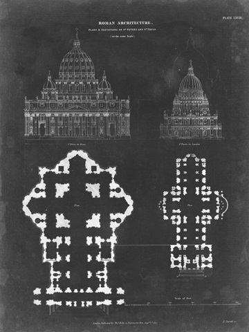 Plan and Elevation for St. Peter's and St. Paul's