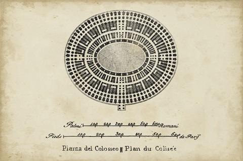 Plan for the Colosseum