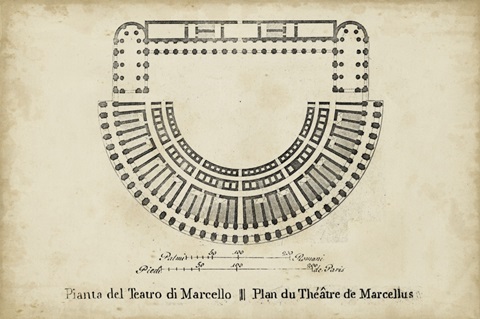 Plan for the Theatre of Marcellus
