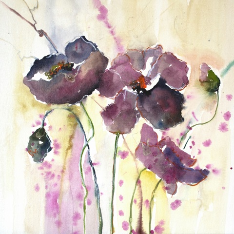 Plum Poppies II