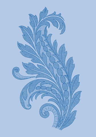 Porcelain Blue Motif III