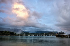 Rains at Hanalei