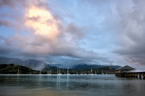 Rains at Hanalei
