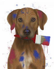 Rhodesian Ridgeback Painter