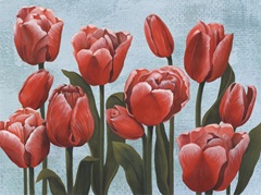 Ruby Tulips II