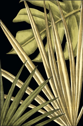 Rustic Tropical Leaves IV
