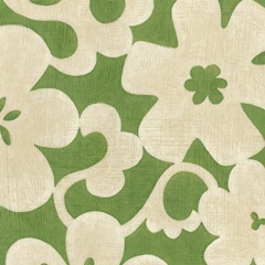 Suzani Silhouette in Green II