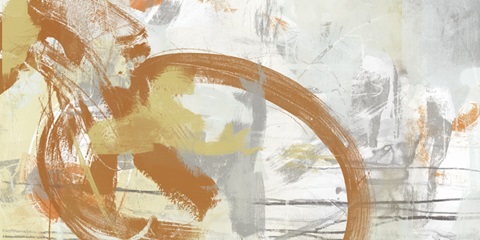 Tangerine and Grey I