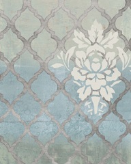 Teal and Arabesque I