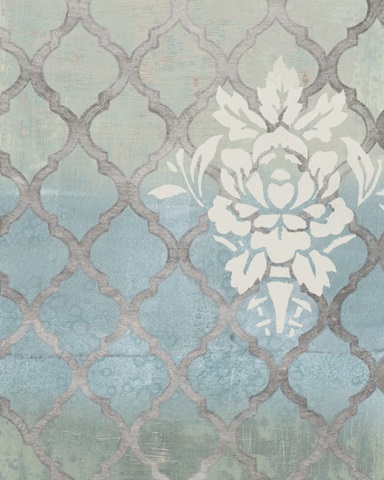Teal and Arabesque I