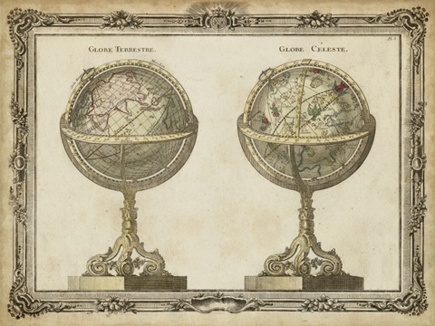 Terrestrial and Celestial Globes
