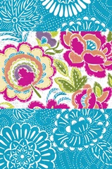 Tropical Embroidery Panel I