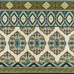 Turquoise Textile I