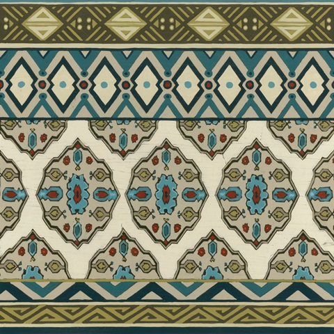 Turquoise Textile I
