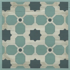 Verdigris Garden Tile I