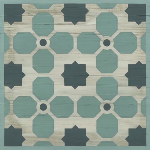 Verdigris Garden Tile I