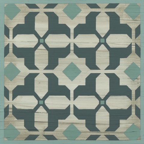 Verdigris Garden Tile II