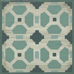Verdigris Garden Tile IV