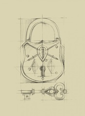 Vintage Padlock III