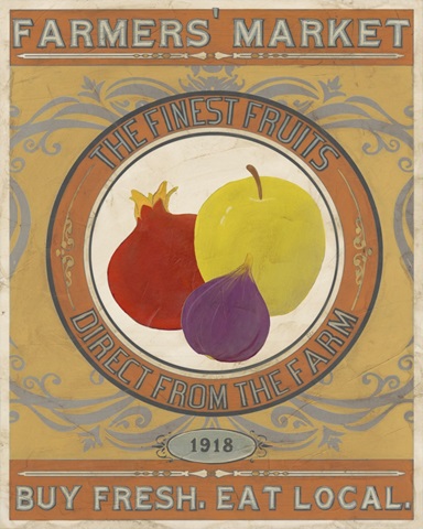 Vintage Produce Sign VIII