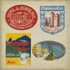 Vintage Travel Collage I